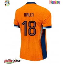 Camiseta Países Bajos Donyell Malen #18 Primera Equipación Eurocopa 2024 manga corta